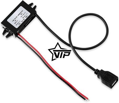 Преобразователь напряжения "CPT 2A" 12В - 5В на 1 USB ток 3А (скрытая проводка)