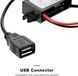 Преобразователь напряжения "CPT 2A" 12В - 5В на 1 USB ток 3А (скрытая проводка)