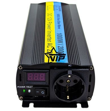 Інвертор чистий синус 12V-220 "SE-2000W", перетворювач напруги 12V-220V (Правильна Сінусоїда, 2000Вт)
