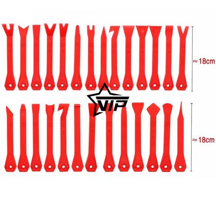 Інструменти "PI-27R" лопатки для зняття обшивки (облицьовування, кліпс) авто (27шт в чохлі)