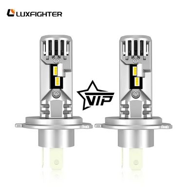 LED лампы LuxFighter H4-Q36 CANBUS. Светодиодные авто лампы H4 с обманкой (12-16V, 80W, 16000Lm)