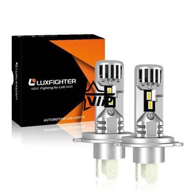 LED лампи LuxFighter H4-Q36 CANBUS Світлодіодні авто лампи H4 з обманкою (12-16V, 80W, 16000Lm)