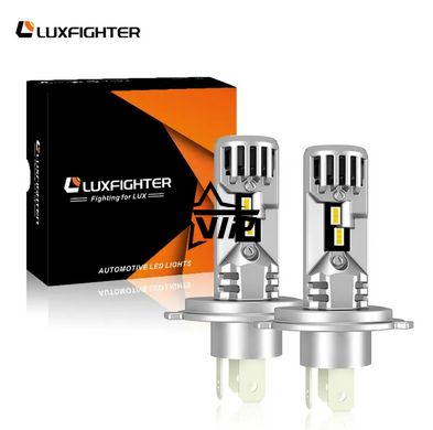 LED лампы LuxFighter H4-Q36 CANBUS. Светодиодные авто лампы H4 с обманкой (12-16V, 80W, 16000Lm)