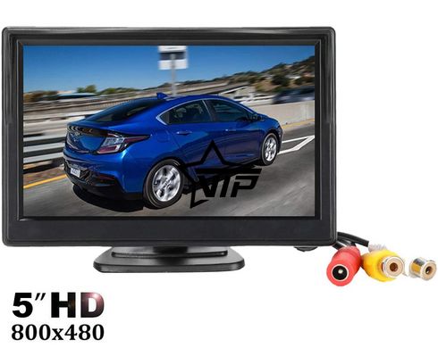 Монітор TFT LCD HD5" для камери заднього виду в автомобіль (5 дюймів, 2-AV, на ніжці)