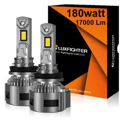 LED лампы LuxFighter H11-R19 CANBUS. Светодиодные яркие авто лампы H11 с обманкой (12-30V, 180W, 17000Lm)