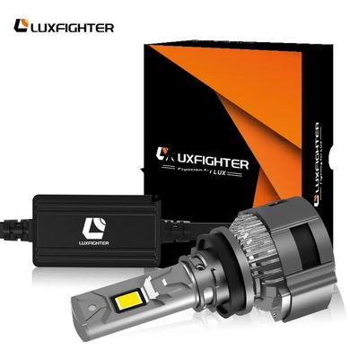 LED лампи LuxFighter H11-R19 CANBUS Світлодіодні яскраві авто лампи H11 з обманкою (12-30V, 180W, 17000Lm)