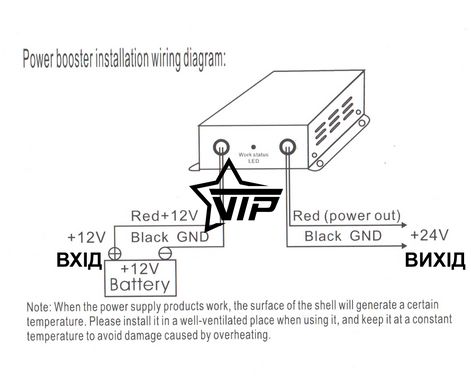 Преобразователь напряжения 12V-24V, DC-DC конвертер (10А, корпус метал)