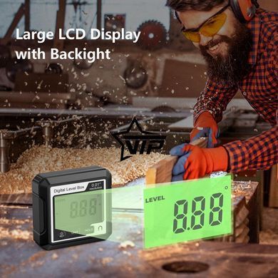 Угломер "Digital Level Box BW" электронный магнитный, инклинометр, цифровой уровень (IP65, точность &plusmn;0,2&deg;)