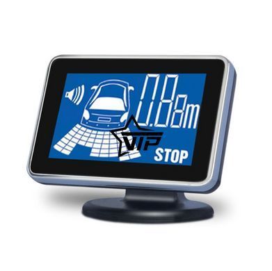 Парктроник Parking NY2309 LCD для заднего бампера (4 сенсора, черные, голосовые подсказки)