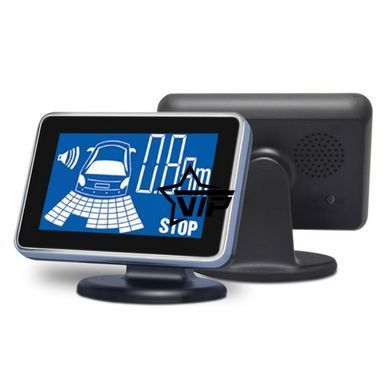 Парктроник Parking NY2309 LCD для заднего бампера (4 сенсора, черные, голосовые подсказки)