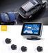 Парктроник Parking NY2309 LCD для заднего бампера (4 сенсора, черные, голосовые подсказки)