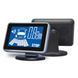 Парктроник Parking NY2309 LCD для заднего бампера (4 сенсора, черные, голосовые подсказки)