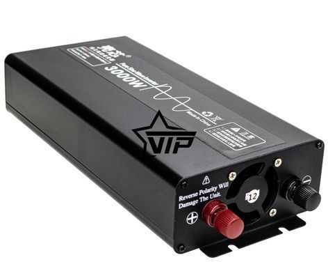 Инвертор 24V-220 "KAIX 3000W SIN", преобразователь напряжения 24V-220V (Чистая Синусоида, 3000Вт)