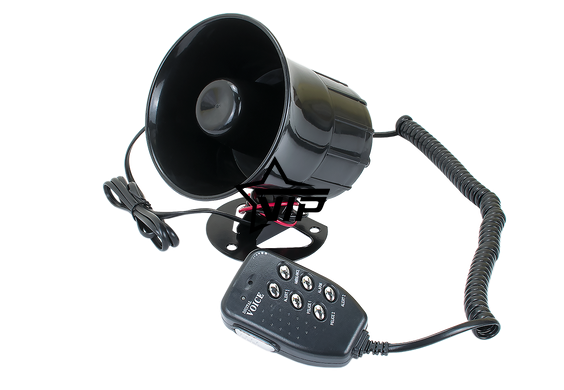 Спецсигнал СГУ 12v 50w "POLICE SIREN 650" (Рупор, микрофон, сирена 6 мелодий)