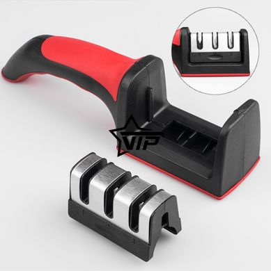 Ручная точилка для ножей RS-168 Fast Sharpener (3 этапа, черная)