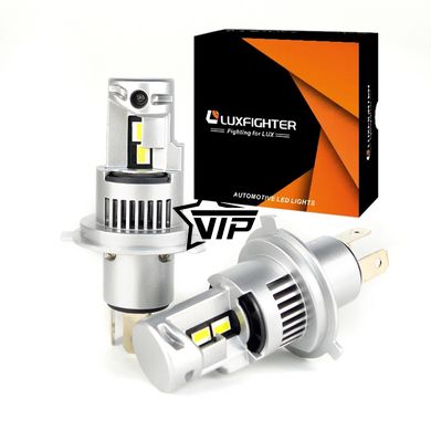 LED лампи LuxFighter H4-Q16. Світлодіодні автомобільні лампи H4 (11-30V, 100W, 10000Lm)