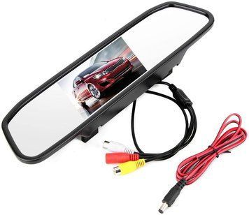 Зеркало монитор заднего вида HD4.3" (автомобильный монитор 4.3 дюйма в зеркале)