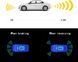 Парктроник Parking NY606 LCD для переднего и заднего бампера (8 сенсоров, белые, голосовые подсказки)