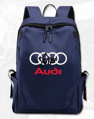 Рюкзак "AUDI", рюкзак с логотипом автомобиля АУДИ (Синий)