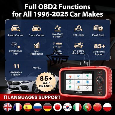АВТОСКАНЕР LAUNCH CRP-123i V2.0 Creader Premium (OBDII, русский язык)