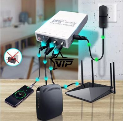 Повербанк для роутеров, камер "WGP Mini UPS 8800 mAh" (Выход 5, 9, 12 В)
