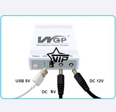 Повербанк для роутеров, камер "WGP Mini UPS 8800 mAh" (Выход 5, 9, 12 В)