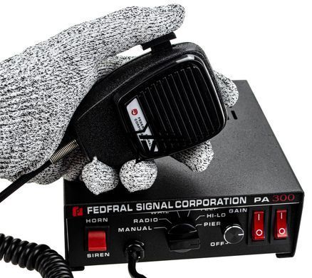 Спецсигнал СГУ 12v 300w "Federal Signal CJB-200W" (Рупор, микрофон, блок спецсигналов)