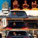 Подсветка автомобильная LED-ладонь на заднее стекло с пультом (LED жесты)