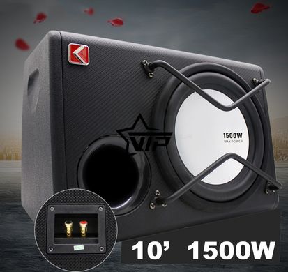 Пасивний сабвуфер KUERL K-V10PAS потужність 1500W (Фазоінверторний корпус)