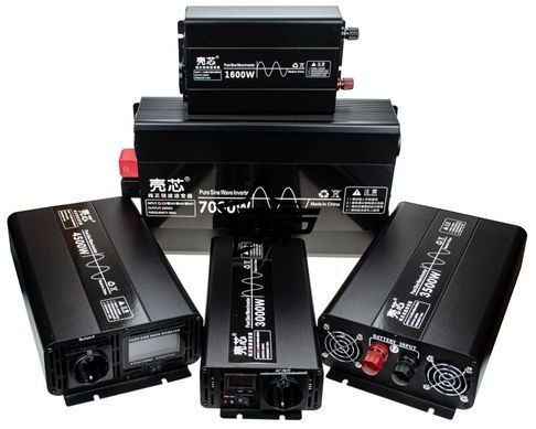 Інвертор 12V-220 "KAIX 1600W SIN", перетворювач напруги 12V-220V (Чиста Сінусоїда, 1600Вт)