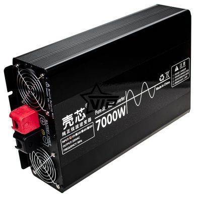 Інвертор 12V-220 "KAIX 7000W SIN", перетворювач напруги 12V-220V (Чиста Сінусоїда, 7000Вт)