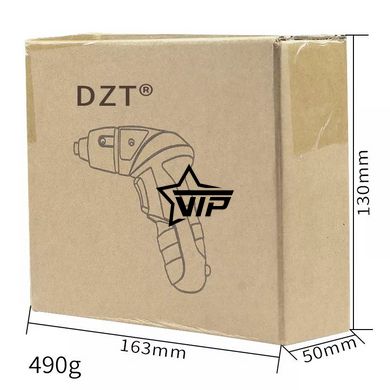 Аккумуляторная отвертка DZT 3.6V (биты, сверла, 3,5Нм, 250 об/мин)