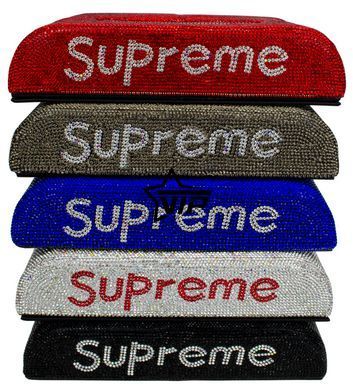 Серветниця Supreme GOLD для автомобіля, офісу (будинку) зі стразами
