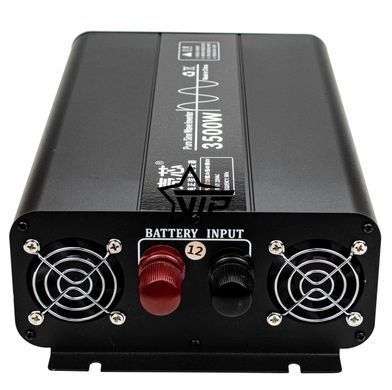 Інвертор 12V-220 "KAIX 3500W SIN", перетворювач напруги 12V-220V (Чиста синусоїда, 3500Вт)