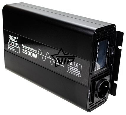 Інвертор 12V-220 "KAIX 3500W SIN", перетворювач напруги 12V-220V (Чиста синусоїда, 3500Вт)