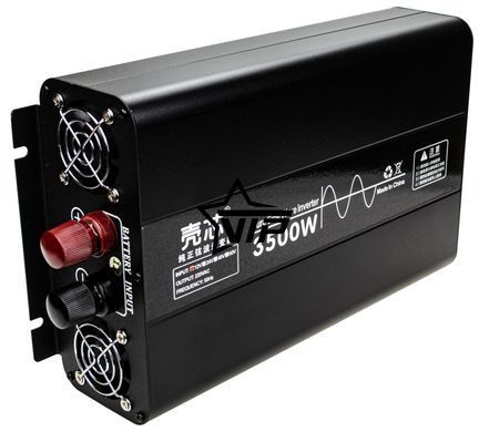Інвертор 12V-220 "KAIX 3500W SIN", перетворювач напруги 12V-220V (Чиста синусоїда, 3500Вт)