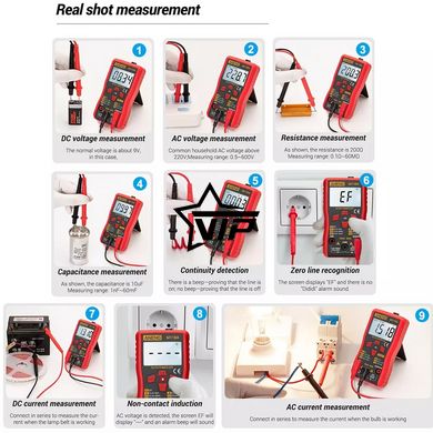 Цифровий міні-мультиметр ANENG M118A з автодіапазоном