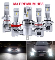 LED лампи "M3 PREMIUM" HB3(9005) цоколь (55Вт, 6500К, 9-32v, ZES)