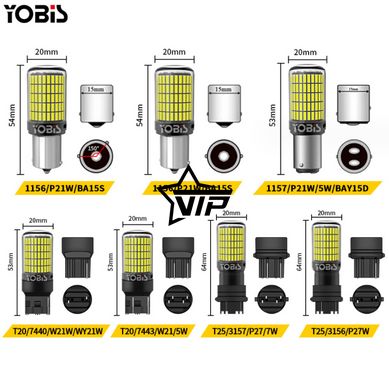 Лампа для поворотів 1156-150LED YEL 30W (Дуже яскрава, CAN-BUS, цоколь1156 BA15S P21W (180°), 12V-24V)