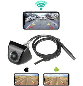 Камера автомобільна бездротова 5G WiFi "GreenYi DX818" для iPhone та Android смартфонів (165&deg;, 1280*720)