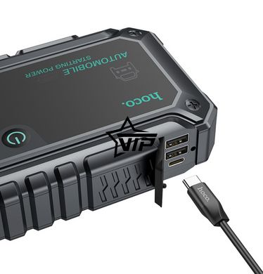 Пусковое устройство, бустер для авто, повербанк Jump Starter HOCO PWR01, 16000 mAh