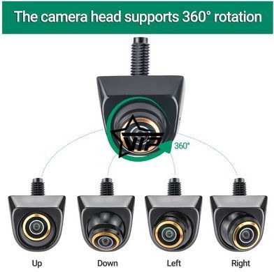 Камера заднего (переднего) вида "AHD-1080P2" с парковочными линиями (170&deg;, 1920*1080P, IP68, 0.01Lux)