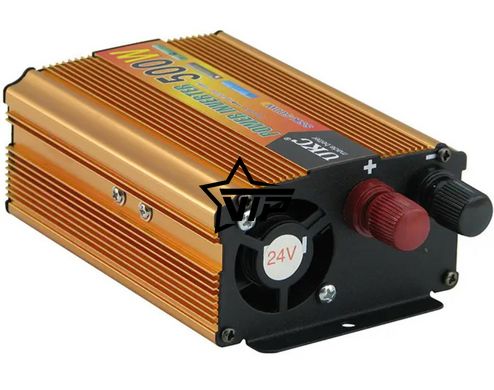 Інвертор 12V-220 "UKC 500W", перетворювач напруги 12V-220V (1USB, 1 розетка, потужність 500Вт)