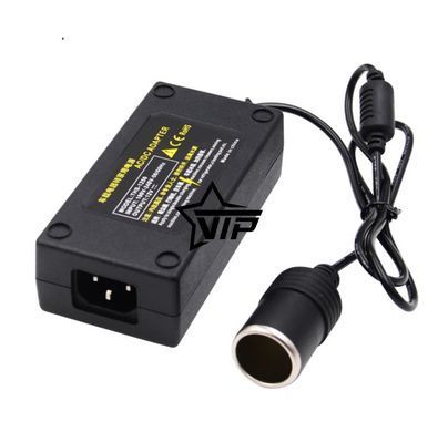Адаптер с 220V на 12V прикуриватель 10А (мощность 120W, для компрессора, автохолодильника, мойки)