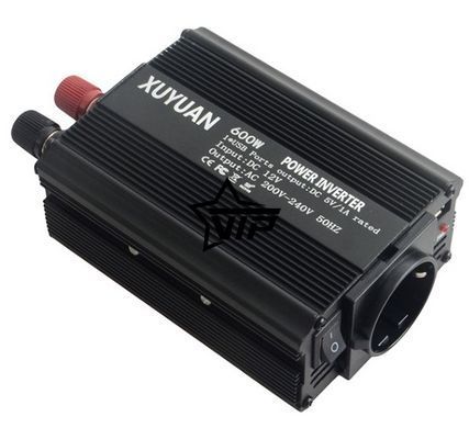 Інвертор 12V-220 "XUYUAN 600W MOD", перетворювач напруги 12V-220V (Модифікована Сінусоїда, 600Вт)