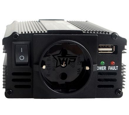 Інвертор 12V-220 "XUYUAN 600W MOD", перетворювач напруги 12V-220V (Модифікована Сінусоїда, 600Вт)