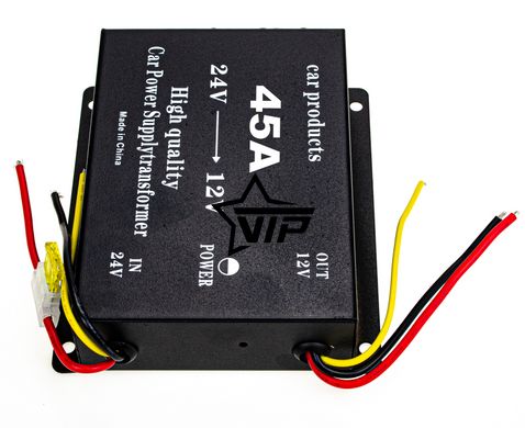 Перетворювач напруги "24V-12V 540W", автомобільний інвертор 24V-12V (45A)