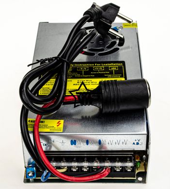 Адаптер з 220V на 12V прикурювач 30А (потужність 360W, для компресора, автохолодильника, мийки)