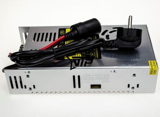 Адаптер з 220V на 24V прикурювач 20А (потужність 480W, для компресора, автохолодильника, мийки)