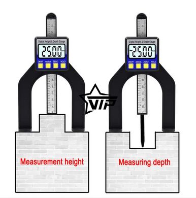 Цифровий вимірювач глибини (висоти) з магнітними ніжками "PROTECK-3000" (ЖК Дисплей)